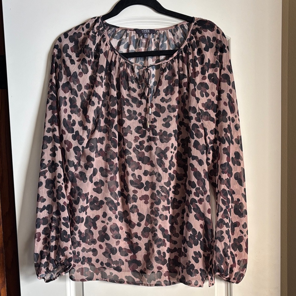 NYDJ Animal Print Blouse